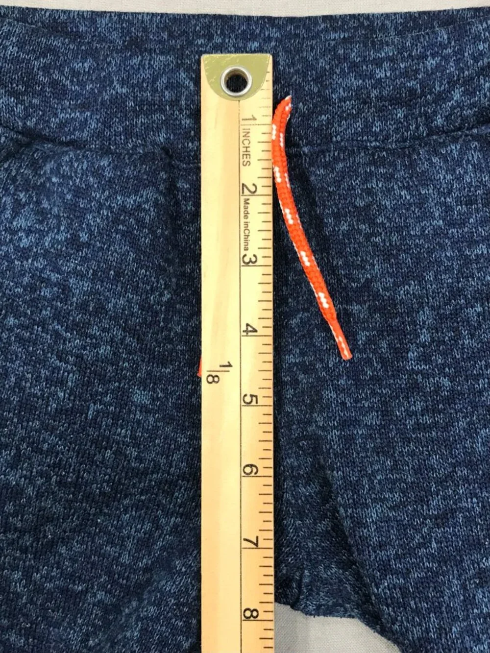 Old Navy Joggers Boy's 3T Gray Blue Pull On Sweat Pants Drawstring Active Pocket